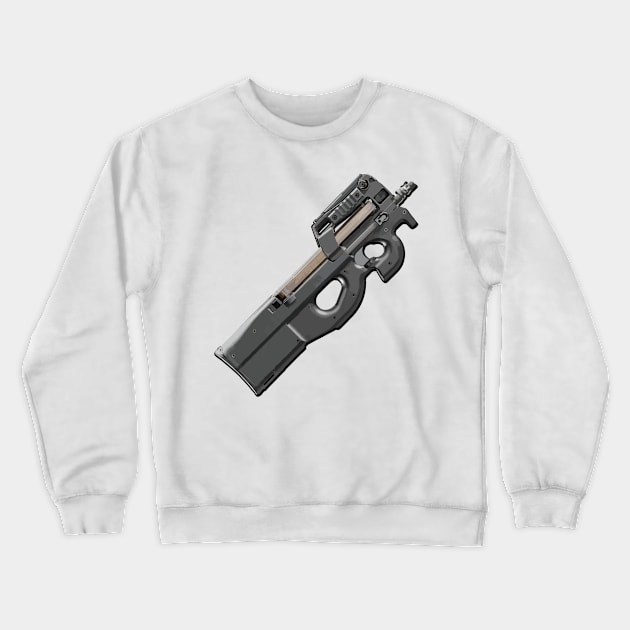 P90 Crewneck Sweatshirt by TortillaChief